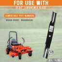 21.5" Mower Blades for Kubota K5559-34330 with 42-Inch Deck 2 PCS