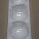 Glooglitter 4 Pack Fixture Replacement Globe Shade 6 Inch Diameter E26 Base 1-5/8 Inch Fitter Round Glass Globe Lampshade Cover for Pendant Wall Sconce Chandelier Vanity Light(Clear)