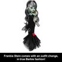 Barbie Monster High x Frankie Stein Doll with Original Inspired Swimsuit and Solo in the Spotlight Black Evening Dress, Accessories