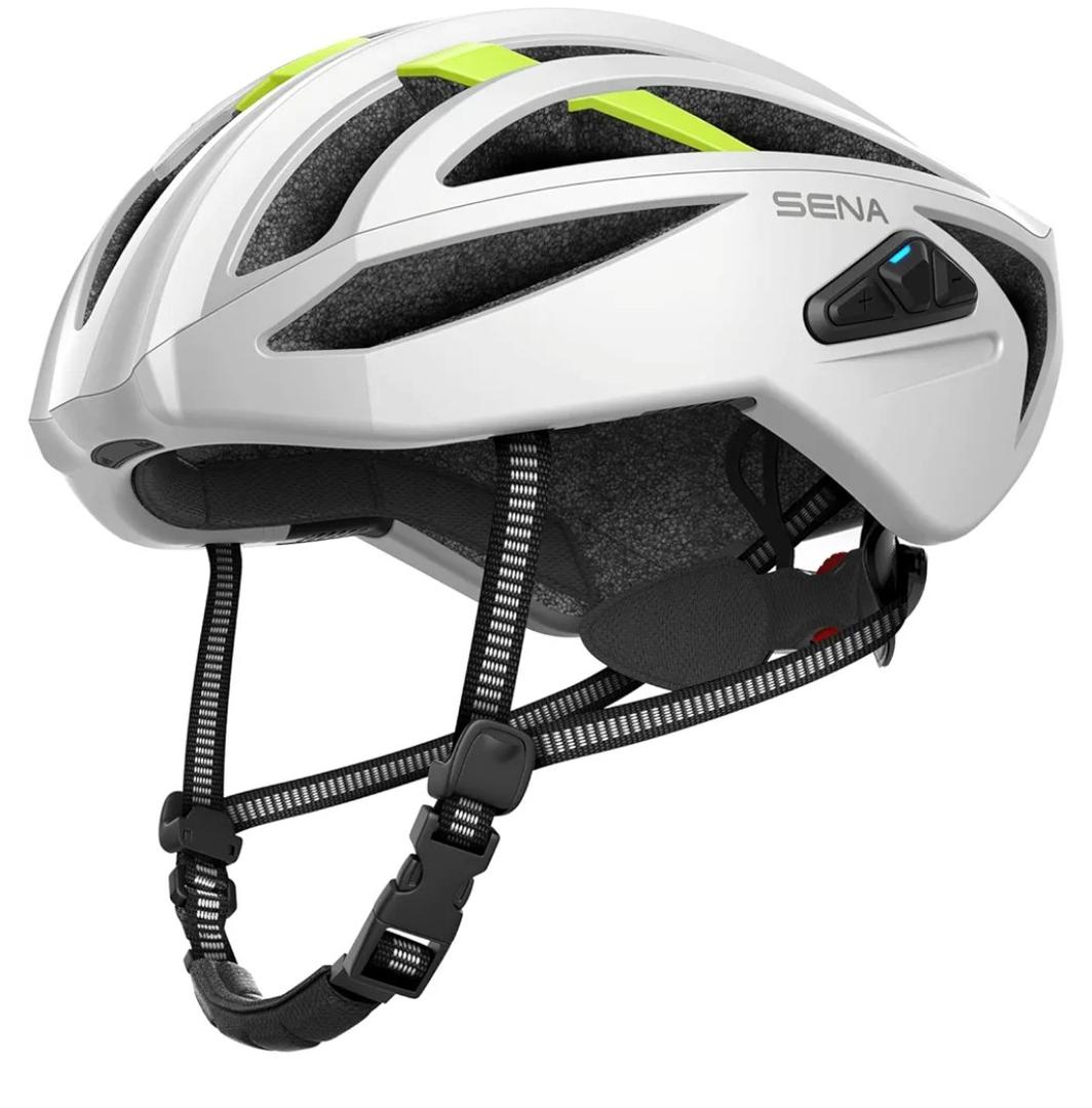 Sena R2 / R2 EVO / (Alexa Built-in) only R2X, Smart Bluetooth and Mesh Intercom Communications Road Cycling Helmet. medium