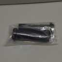 Westbrass 109606-2 1-1/2" x 6" Poly Slip-Joint Bath Drain Waste Assembly Extension Tube, Black (2-Pack)