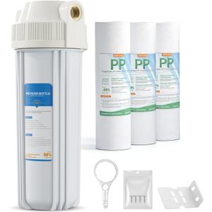 Whole-House Water Purifier Water Filtration System, a Water Filter for the Entire House, Meeting the Water Purification Needs of the Family, Suitable for Filtering impurities from Well (White)