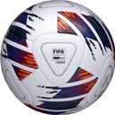 WILSON NCAA Vivido Soccer Ball - Size 5, White/Purple/Orange