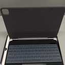 for iPad Air 13 inch case Keyboard M3 2025 & M2 2024,Magic Keyboard for iPad Pro 12.9 (6th,5th,4th,3rd Gen),Magnetic Attach,Multi-Gesture Trackpad,7-Color Backlit,Shortcut Keys,Black