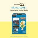 Kauai Coffee K-Cup Pods for Keurig Brewers  Arabica Coffee, 10% Hawaiian  Dark Roast, Nutty with Sweet Chocolate Overtones  Na Pali Coast, 1 Pack of 22 Single Serve K-Cups