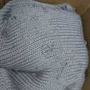 Guohaoi Knitted Weighted Blanket for Adults (Light Grey 60"x80" 15lbs) No Beads Cooling Throw Blanket for Hot Sleepers, Home Decor Breathable Chunky Knit Heavy Blanket Use on Queen/King Size Bed