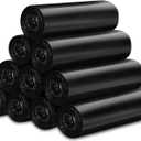 SuperValue 6-10 Gallon Trash Bags | 150 Count Bulk | Tall Kitchen | Can Liners | black Multi-Use Garbage Bags,Thickened garbage bags,18 x 21 inch, 45cm x 55cm,