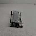 Spice Rack Wall Mounted 4 Pack,Space-Saving Spice Organizer for Spice Jars and Seasonings,Screw or Adhesive Hanging Spice Rack Organizer for Your Kitchen Cabinet,Pantry Door,11.41x2.75x2.75in (Black)