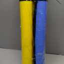 2-Pack Extendable Poster Tubes Expand from 24.5 to 40 with Shoulder Strap | Carry Documents, Blueprints, Drawings and Art | Blue and Yellow Portable Durable Round Storage Cases with Lids and Labels, large