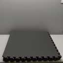 ProsourceFit Puzzle Exercise Mat  in, EVA Interlocking Foam Floor Tiles for Home Gym, Mat for Home Workout Equipment, Floor Padding for Kids, Black, 24 in x 24 in x  in, 48 Sq Ft - 12 Tiles