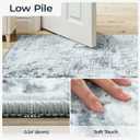 9x12 Area Rugs for Living Room, Large Washable Abstract Modren Indoor Rugs, Non-Slip Soft Non Shedding Floor Carpet for Bedroom Office Dining Room, Blue/Grey
