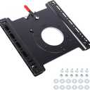 Swivel Seat Mount, 360 Rotation Driver Side Seat Swivel, Heavy Duty Rust Proof Seat Swivel Base Mount Plate Fit for Transit Sprinter Promaster, Enhance Your Seating Comfort