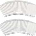 60-Pairs(120 Strips) Large Picture Hanging Strips Heavy Duty, Removable Hook and Loop Tape, Picture Hanger Damage Free, Waterproof Adhesive Strips for Frame Hanging