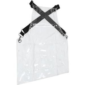 Waterproof Work Apron for Kitchen Hair Salon and Painting Anti-Breeding TPU Apron Pocket for Hairdressers and Chefs