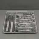 49 Piece Silverware Set with Organizer - Utensil Sets Stainless Steel Cutlery Set for 8, Mirror Finished Flatware Spoons and Forks with Steak Knives, Dishwasher Safe, Rust-proof