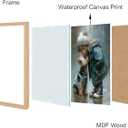 Cute Child Wall Art Prints Handsome Little Boy And Puppy Poster Canvas Art Wall Decor Picture For Bedroom Baby Room Bathroom Wall Decor Aesthetic Home Artwork 8"  10" With Framed (MK02.)