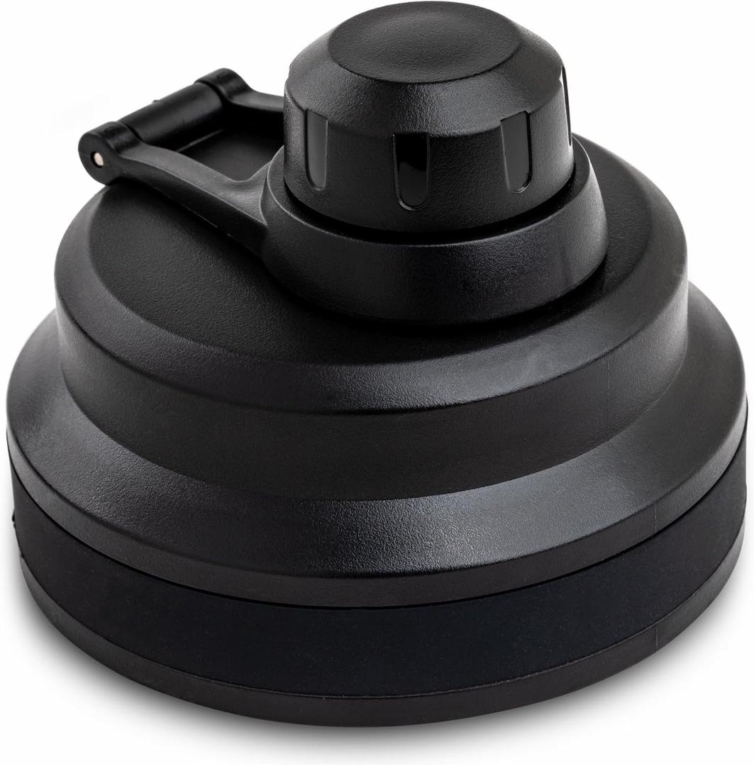 Manna Locking Pour Spout Lid for Titan Sports Bottle (Black)