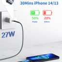 2 x USB C to Lightning Cable 6FT 2Pack, iPhone Charger Fast Charging, USBC iPhone Charger, Type C iPhone Charging Cord [Apple MFi Certified] for iPhone 14 13 12 11 Pro Max Xs 8 Plus and More