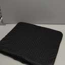 Gel Seat Cushion, Cooling Thick Big Breathable Honeycomb Design Absorbs Pressure Points Seat Cushion with Non-Slip Cover for Office Chair Home Cars Wheelchair (Black)