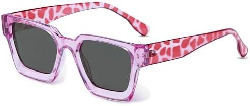 livho Rectangle Polarized Sunglasses Trendy for Women Men Retro Sun Glasses for Women Men 2025 Oversized UV Protection Shades
 Set Of 2