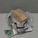 Basketball Holder Wall Mount with Wooden Base, 4 Pcs Ball Storage Holder for Football Basketball Soccer Rugby Display Rack - Boys Sports Accessories Organizer (Carbon Brown-4 Pack)