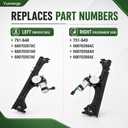Front Left Right Window Regulator Compatible with 500 2012-2019