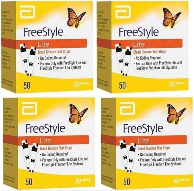 Blood Glucose Test Strips  50 Count (Pack of 4)  Total 200 Strips ***Bulk Discount***