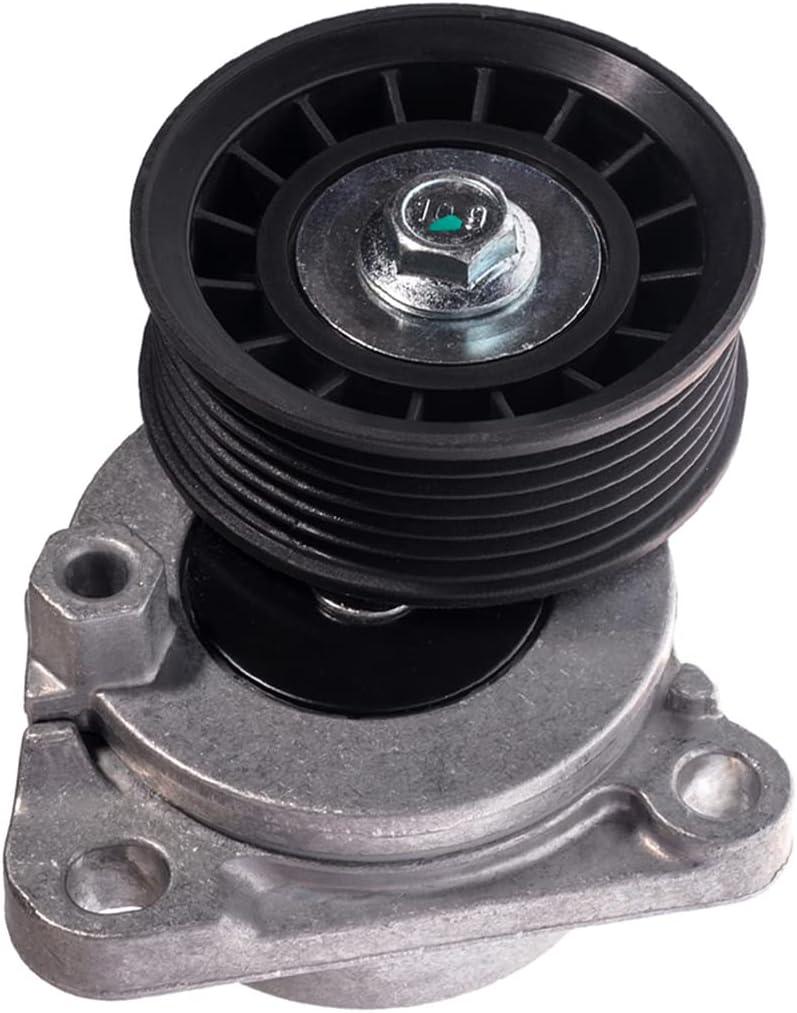 KEYOOG 38452 Drive Belt Tensioner Assembly (For 2.0L/2.3L/2.5L-No Hybrid) Fit For 05-12 Ford Escape [03-11 Focus ] 10-13 Transit Connect /03-07 Mazda 6/06-11 Mercury Mariner (OE# 89372 6E5Z6A228B)