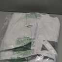 XWZO 100% Blackout Curtains 63 Inches Length with Tiebacks- Full Shade Window Drapes Thermal Insulated Double Layer with Black Liner for Bedroom/Living Room, Grommet Top, White, W52 x L63, Set of 2