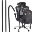 4 Pcs Flexible Walking Stick Stand for Table - Cane Holder with Fixation Grabber Hook Attachments for Walker, Rollator, Mobility Scooter, Wheelchair - Accessory to Hang & Hold Items Within Reach