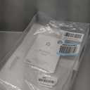 Central Park White Cotton Linen Full Blackout Curtain Farmhouse Window Treatment Back Tab Rod Pocket Triple Weave Thermal Insulated Rustic Drapes for Bedroom Living Room with Liner, 50"x95", 2 Panels (50"W x 95"L (Pack of 2), White(backtab))