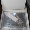 FURNIinspire 38x26 Inch Arch Bathroom Mirror, Metal Frame Wall Mounted Bathroom Vanity Mirror for Bedroom, Entryway, Living Room, Dresser, Black