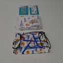 Tudomro Camping Tablecloth with Picnic Bench Covers, Picnic Table Cover Fits 4ft to 7ft Picnic Tables, Washable Reusable Polyester Table Cloth for Camping Included Storage Bag and Clip (Cute Style)