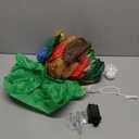 Juegoal 4 FT Christmas Inflatable Rudolph Wreath, Lighted Blow Up Reindeer with Built in LED Lights, Indoor/Outdoor Xmas Holiday Decor, Light Up Front Door Window Lawn Yard Garden Decorations