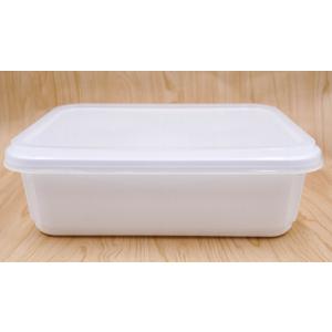 Food Container Rectangular Plastic, 2Pack