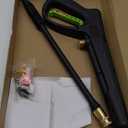 Pressure Washer Gun with Extension Wand & 5 Spray Nozzle Tips, M22-14mm & M22-15mm Fitting Replacement for Ryobi, Karcher, Powerstroke, Greenworks, and More Electric Power Washer