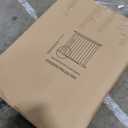 keny 29.7"-40" Baby Gate for Stairs, Auto Close Dog Gates for Doorways, Pressured Mounted No Drilling Pet Gate Extra Wide, Easy Walk Thru Stair Gate, 40" Tall, White