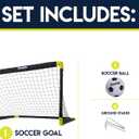 Franklin Sports Mini Soccer Goal with Ball and Pump