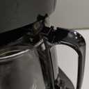 Hamilton Beach 5 Cup Drip Coffee Maker with Easy FrontFill Basket, Compact Design, Works with Smart Plugs, Glass Carafe, Auto Pause and Pour, Black & Stainless Steel (46112)