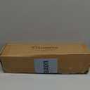 KAMANINA Curtain Rods for Windows 72 to 144 Inches (6-12ft) Long Heavy Duty Curtain Rod, 7/8 Inch Adjustable Decorative Drapery Rods with Netted Texture Finials, Bronze