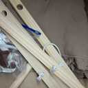 Razee Wooden Baby Play Gym Play Mat, Foldable Baby Gym with 6 Hanging Sensory Toys for Newborn Shower Gift