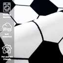 Soft Round Rugs for Bedroom, Soccer Rug for Boys Girls, Bedside Area Carpet for Kids, Soccers Lovers Home Decor Indoor Circle Carpets for Living Room, Nursery, Dorms Machine Washable,40 Inch