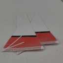 Oudain 6 Pieces 59 ft Cartoon Animation Party Decorations Pennant Banners Red Black and White Pennant Birthday Party Supplies Triangle Flag Garland