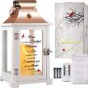 Memorial Lantern with Photo Frame & Keepsake Drawer | Ready-to-Gift Box
Sympathy Gifts for Loss of Loved One, Dad, Husband | Honor & Preserve Their Memory with our Unique Bereavement Memorial Gifts