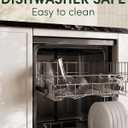 BAYKA French Press Coffee Maker, Large 304 Stainless Steel Coffee Press, Cold Brew Heat Resistant Thickened Borosilicate Coffee Pot for Camping Travel Gifts, 34 Ounce, Dark Pewter