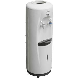 Avanti Water Cooler Dispenser Top Loading, Holds 3 & 5 Gallon Bottles with Stainless Steel Reservoir, Cold and Room Temperature, Perfect for Homes, Kitchens, Offices, Dorms, White