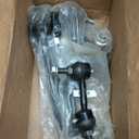 12PC Front Upper Control Arms Kits Compatible with Ford Expedition 2003-2004; Lincoln Navigator 2003-2004 - Front End Suspension kit + Outer Inner Tie Rod Ends Lower Ball Joints Sway Bar Links