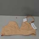 OnGossamer Women's Cabana Cotton Bralette (Large, Champagne)