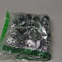 40 Pcs Christmas Black and White Balls 1.18 Inch Stripe Dot Hanging Xmas Balls Plastic Black Christmas Ornaments Glittering Christmas Ball Decorations for Home Trees Holiday Party Accessories