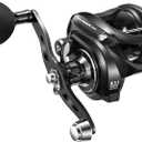 Piscifun Alinox 400 Baitcasting Reel, Black Right Hand 8.1:1 | Freshwater saltwater, aluminum frame, line cast alarm, 8+1 bearings, low-profile body , Black Right Hand 8.1:1